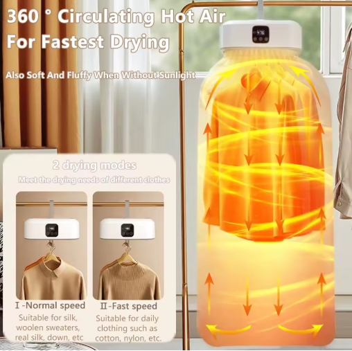 SECADOR DE ROPA PORTATIL