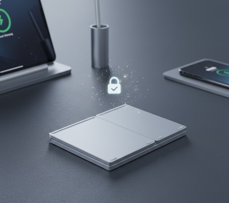 Teclado Inalámbrico Plegable con Touch