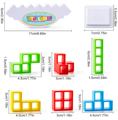 Juego de Bloques de Equilibrio – Tetra balance